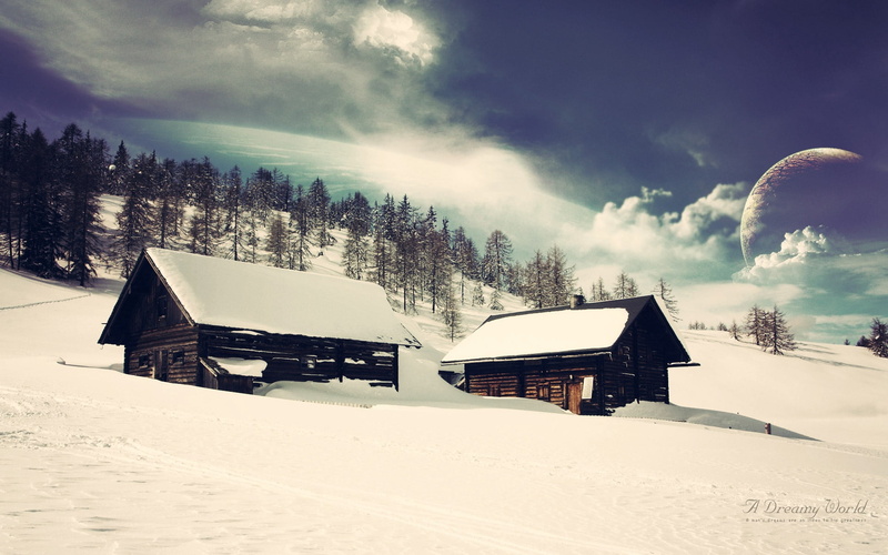 environment, europe, brown, cloud - sky, sky, built structure, season, white, ice, field, christmas, village, frost, cottage, outdoors, mountain, houe