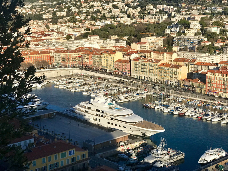 high angle view, port, sailboat, yachting, marine, building, superyacht, boat, built structure, france, building exterior, 4K, sea, harbor, transportation