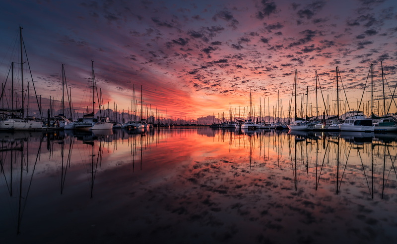 cruise, harbor, sunset, waterfront, tranquil scene, landscape, nature, scenics - nature, boat, boating, marina, no people, sky, white, ocean, maritime