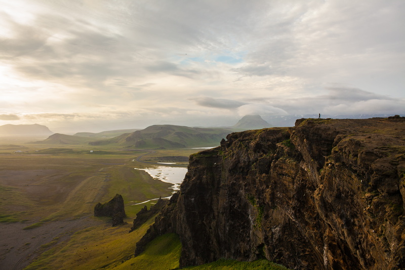 tranquility, gray, rock formation, water, environment, scenics - nature, rocky, nature, mountain, iceland, facing, sky, landscape, day, rock - object, cloud - sky