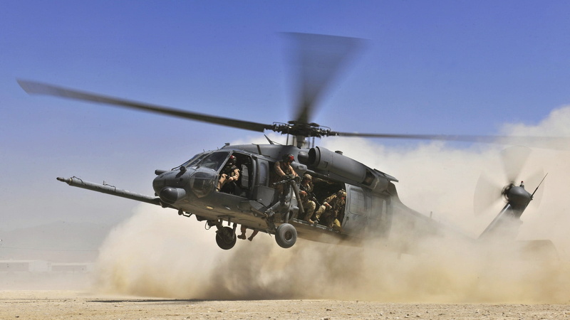 1080P, Helicopter, Landing, Military