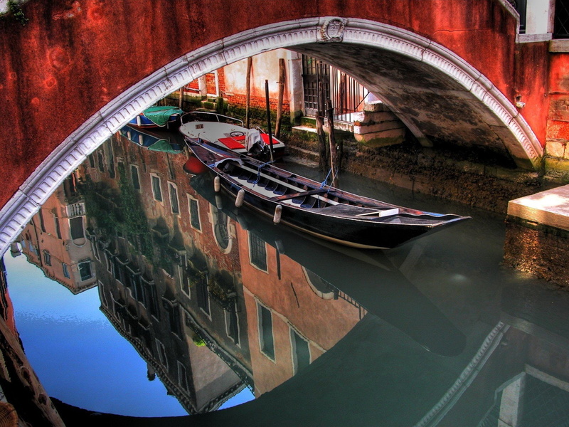art, boat, kitty, hd, 1920x1440 px, hello, anime, px, REFLECTION, x, 1080P