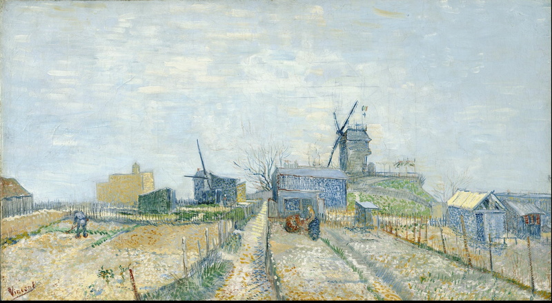 2K, field, nature, Vincent van Gogh, classic art, oil painting, spring, painting