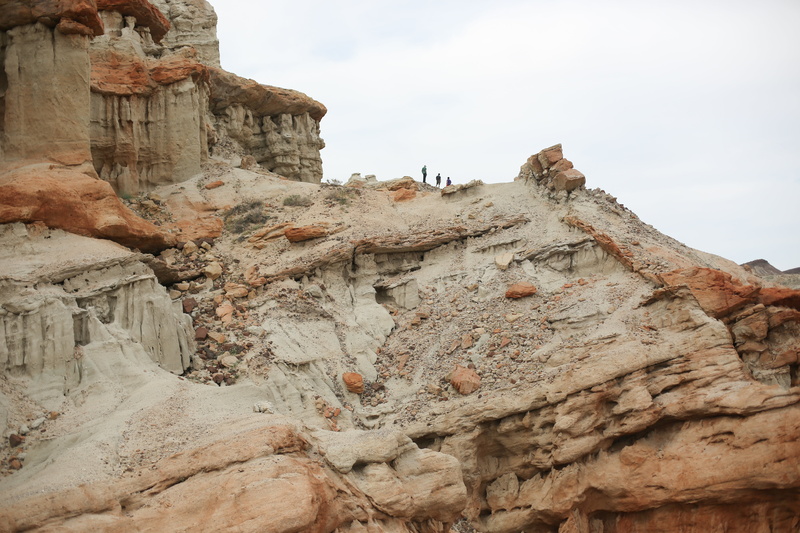 mountain, eroded, land, geology, desert, formation, california, outdoors, day, usa, rock - object, 5K, cloud - sky, landscape, beauty in nature, solid