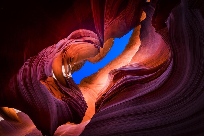 nature, rock, landscape, 1080P, cave, rock formation, Antelope Canyon