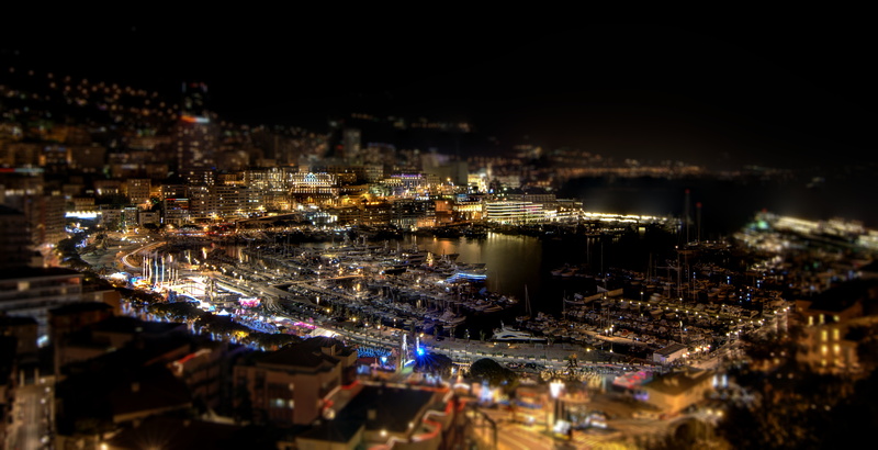 port, sity, the evening, home, high, the city, Monte Carlo., night, Monaco, yachts, Monte Carlo, rise, 5K, buildings