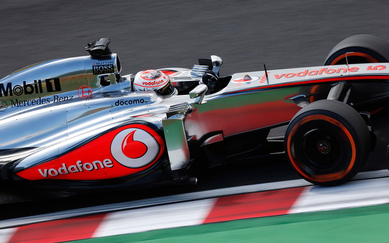 the car, formula 1, Jenson Button, Mclaren, formula one, race, 1080P