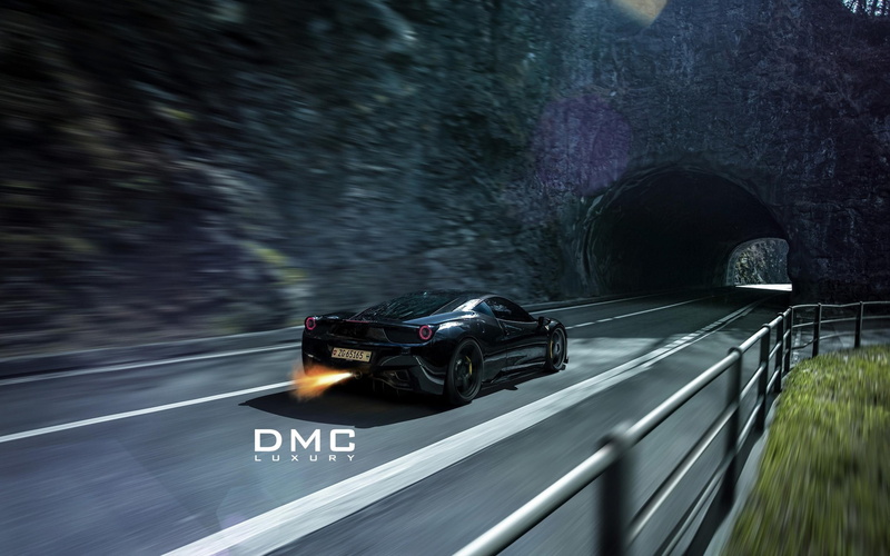 sports, car, black, ferrari, 2K, cars, elegante, italia, 2014, dmc
