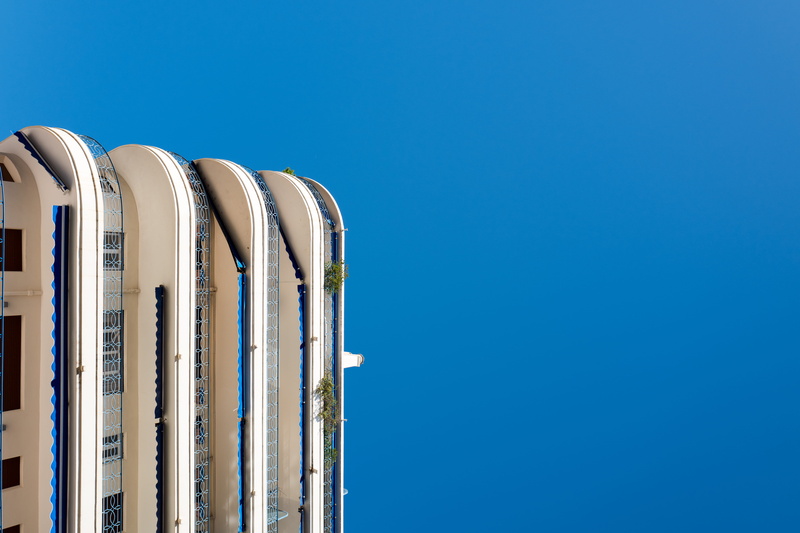in a row, french riviera, cannes, close-up, technology, order, no people, business, blank, white color, global communications, sky, industry, low angle view