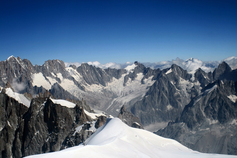 clear sky, alps, sky, 4K, chamonix, tranquil scene, landscape, day, cold temperature, non-urban scene, nature, snow, no people, mont blanc, mountains