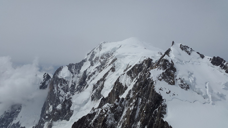 mountain, mountain climbing, no people, Mont Blanc, chamonix, sky, snowcapped mountain, Blanc, tranquility, alpine, high-altitude mountain tour, Glacier