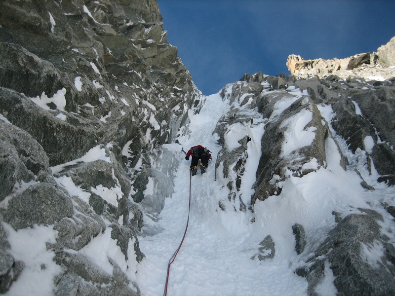 snowcapped mountain, chamonix, mont blanc du tacul, mountains, one person, leisure activity, adventure, solid, unrecognizable person, mountain range, icy channel
