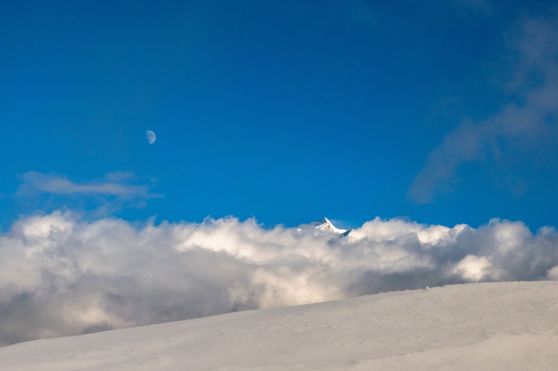 france, cloud - sky, tranquility, cloudscape, day, travel, winter, megève, snow, flying, nature, 4K, sky, no people, mont blanc, blue, scenics - nature