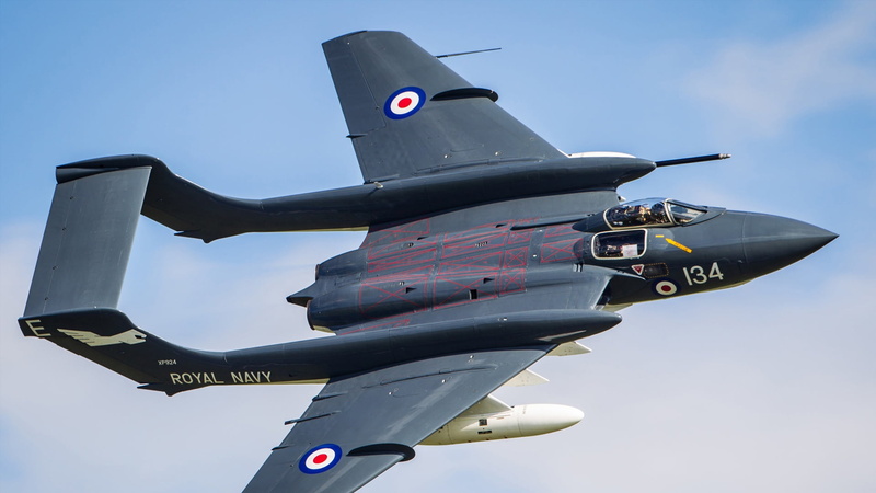 de Havilland DH.110 Sea Vixen, Fighter, RAF, 1080P, Royal Navy, de Havilland Aircraft Company, Sea Vixen