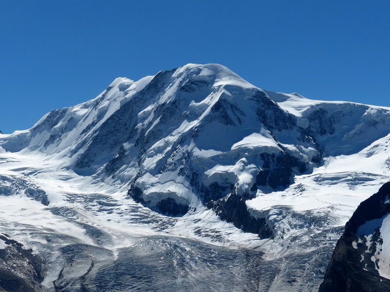 alpine, sky, blue, 4K, outdoors, mountain, environment, switzerland, idyllic, mountain peak, landscape, scenics - nature, clear sky, snow, mountains, beauty in nature