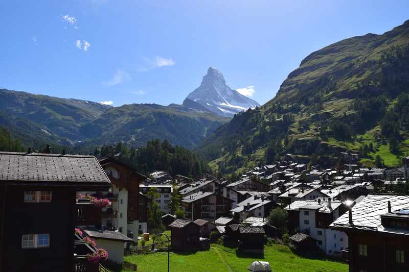 scenics - nature, land, urban, mountain peak, built structure, building, sky, plant, environment, residential district, nature, switzerland, landscape