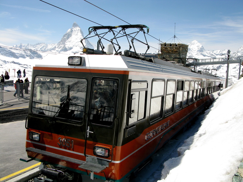ice, zermatt, Zermatt, transportation, overhead Cable Car, winter, photos, architecture, mountain, travel Destinations, railway, Gornergrat railway station