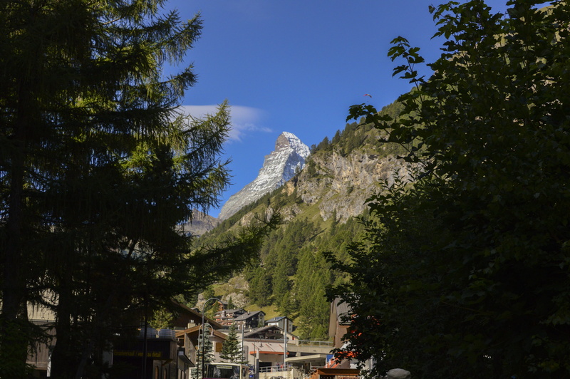 nature, day, alpine, series 4000, plant, scenics - nature, mountain range, building, zermatt, no people, coniferous tree, formation, climb, switzerland