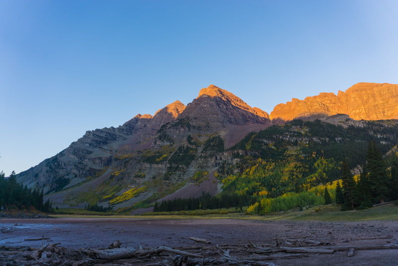 clear sky, mountain range, water, tranquility, no people, landscape, copy space, mountain peak, scenics - nature, land, mountain, sky, day, idyllic, formation