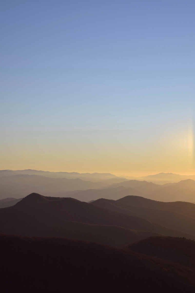 copy space, non-urban scene, mountain range, tranquility, Blue Ridge Mountains, majestic, outdoors, Mountains, landscape, idyllic, scenics - nature, environment