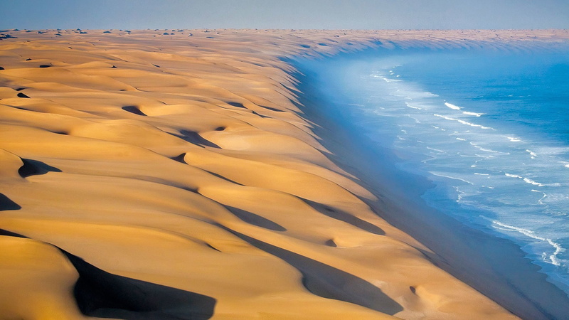 Desert, Namibia, 1080P, Earth, Sea, Ocean
