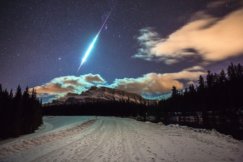 space, 1080P, shooting stars