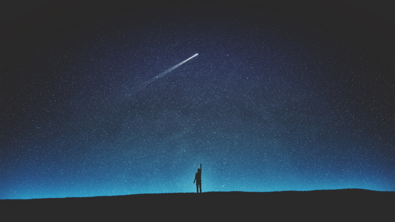 Star, 4K, Shooting, k, Silhouette