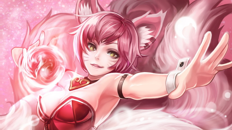 females, beautiful woman, looking at camera, young women, bed, women, pink color, beauty, real people, one person, portrait, indoors, League of Legends