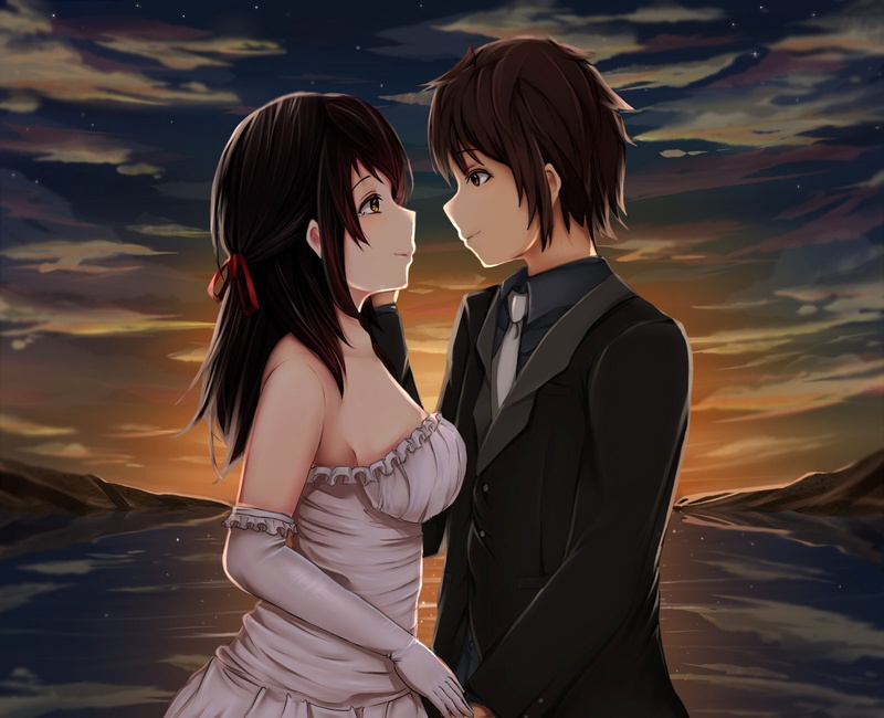 Mitsuha Miyamizu, Taki Tachibana, 720P, Anime, Your Name.