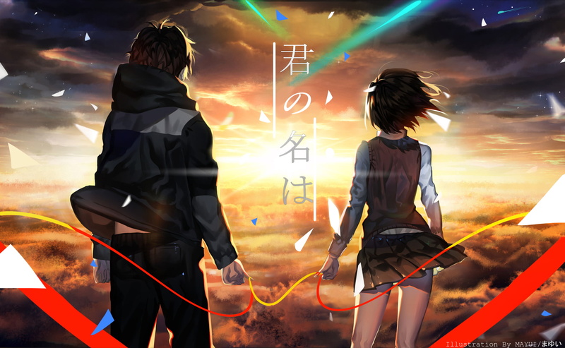 1080P, Kimi no Na Wa, Tachibana Taki, Miyamizu Mitsuha