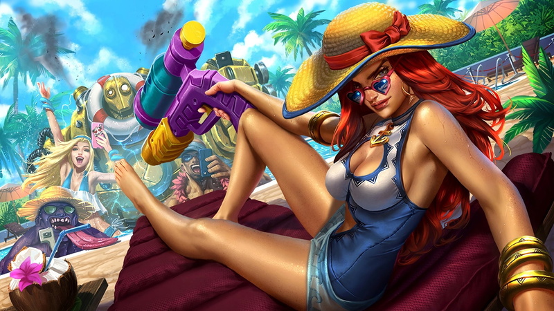 human arm, hairstyle, celebration, multi colored, young adult, portrait, smiling, happiness, young women, emotion, event, League Of Legends, Miss Fortune (League Of Legends)