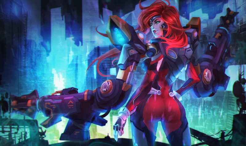2K, Gun Goddess, The Bounty Hunter, art, girl, Miss Fortune