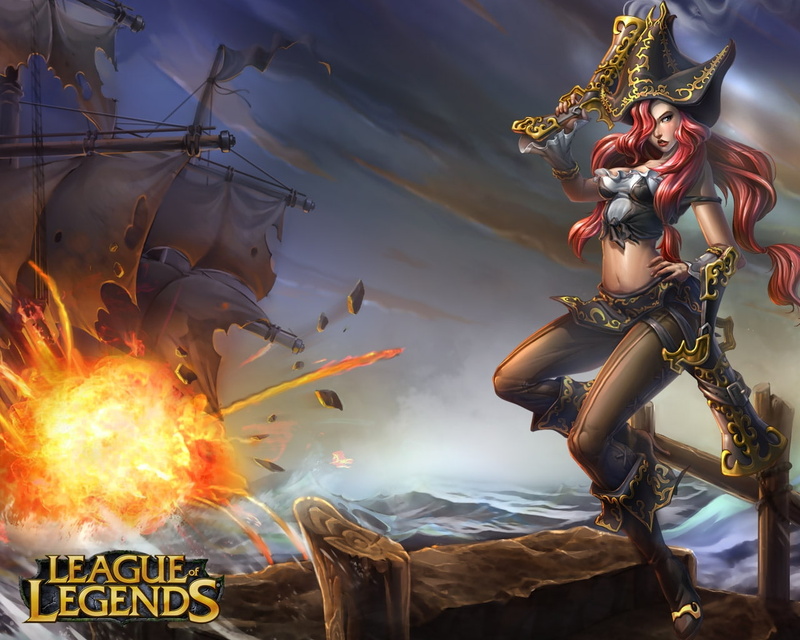 Miss Fortune, art, technology, League of Legends, fortune, windows, miss, hd, x, 720P, league, legends