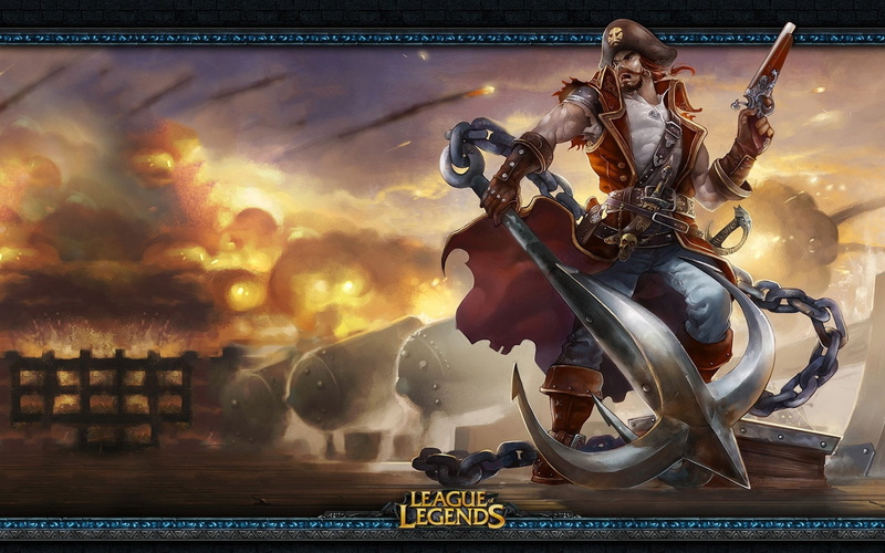 League Of Legends, male likeness, Gangplank (League Of Legends), 1080P, human representation, military, indoors, domestic, architecture, sculpture, arts culture and entertainment