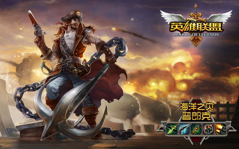league, gangplank, legends, 720P
