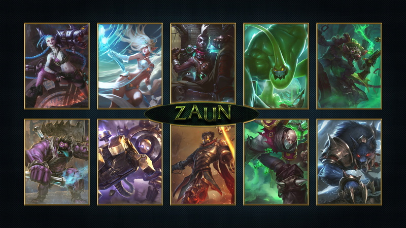 4K, league, zaun, legends