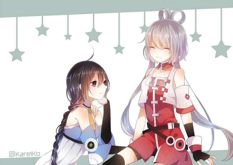 ling, asymmetrical, clothing, yellow, 1080P, yuezheng, neckwear, vocaloid, tianyi, luo
