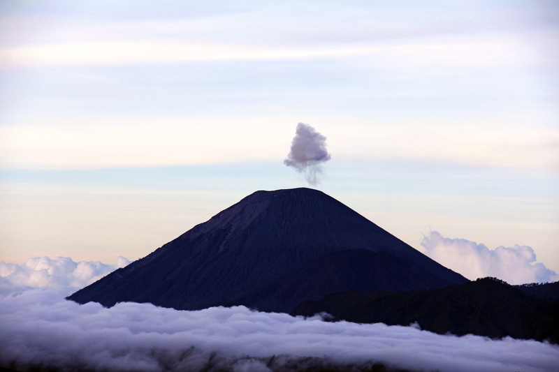 emitting, mount bromo, power in nature, environment, indonesia, non-urban scene, cloud - sky, nature, no people, volcano, erupting, smoke - physical structure