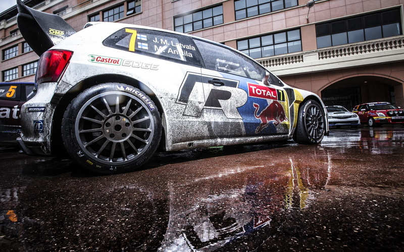 wheel, red, water, car, jari, architecture, wrc, wheels, rally, building exterior, transportation, wet, city, reflection, accidents and disasters, motion