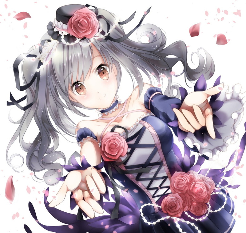 480P, THE iDOLM@STER: Cinderella Girls, Kanzaki Ranko, anime, anime girls