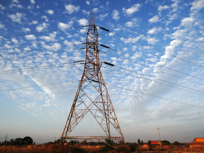 Power, electricity, electric tower, transmission line, day, outdoors, Electric Power, architecture, Pylon, metal, sky, low angle view, communication, pylon