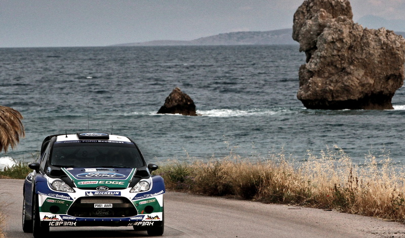 Ford, Race, 2K, Jari-Matti Latvala, Water, Fiesta, Rally, Greece, Road, WRC, Sea