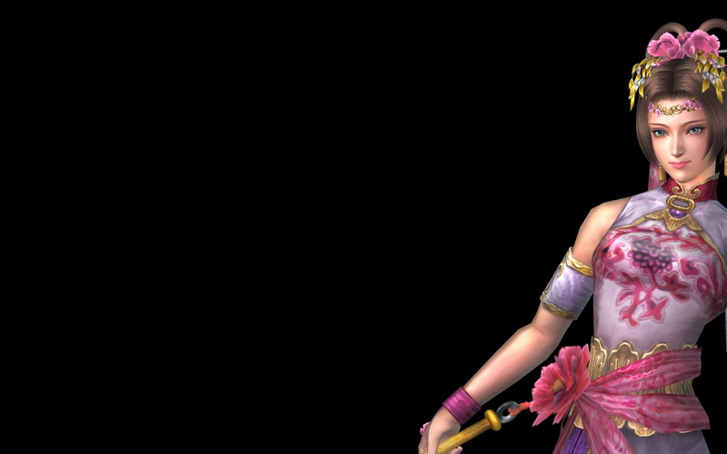 ornaments, Chinese, dress, Simple, 1080P, hair, brunettes, background, Armbands, clothes