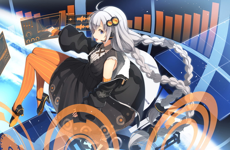 Anime, Vocaloid, Kizuna Akari, 1080P