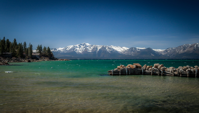 cold temperature, united states, snow, tranquility, winter, mountain, tranquil scene, sky, lake tahoe, snowcapped mountain, scenics - nature, beauty in nature