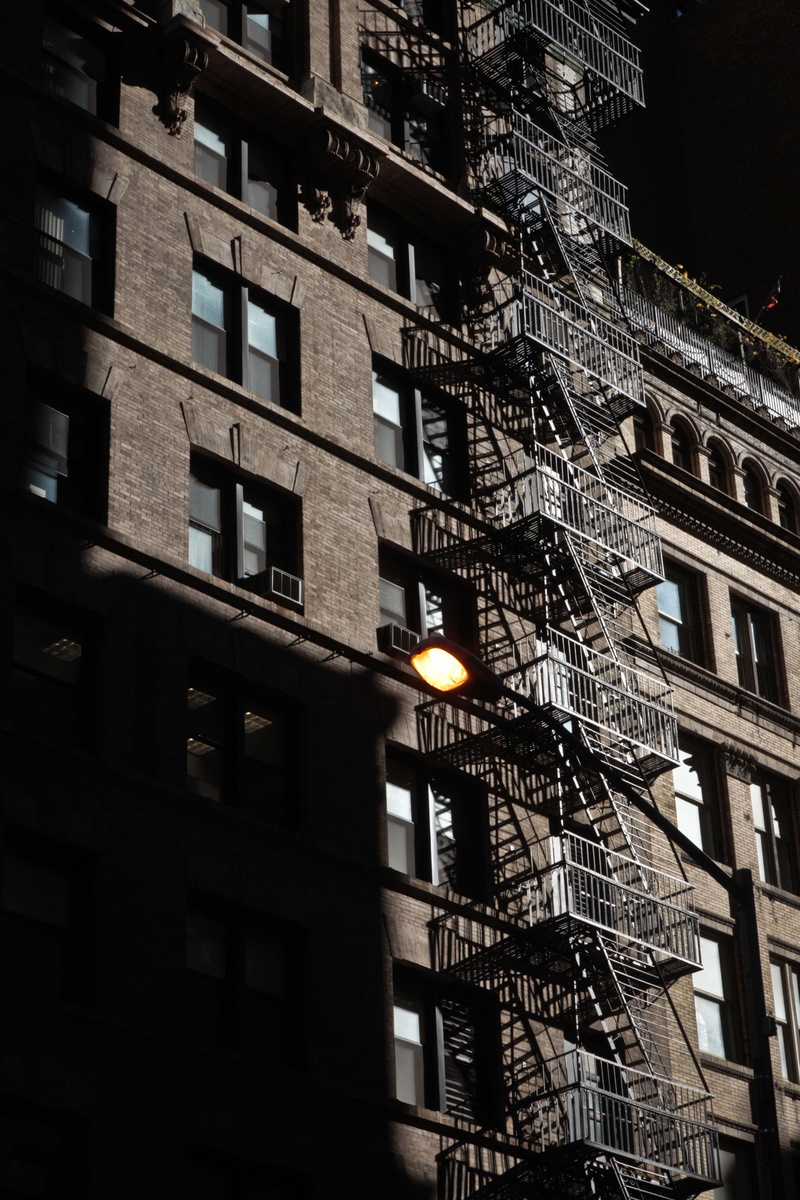nighttime, lighting equipment, emergency, urgency, taken, railing, tall - high, lock screen background, apartment, building, metal, window, ladder, iphone