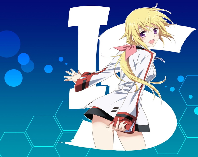 one person, Infinite Stratos, hairstyle, nature, beautiful woman, blue background, blond hair, portrait, blue, young adult, hair, beauty, real people, Anime
