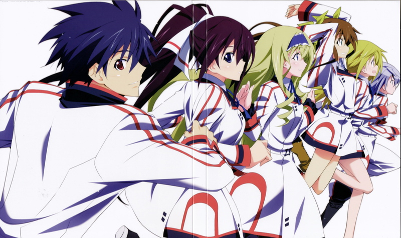 manga, 4K, Infinite Stratos