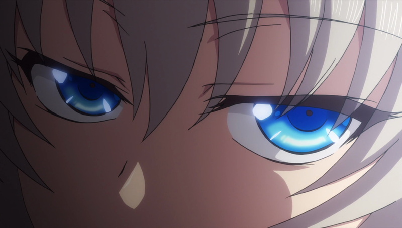 white hair, Charlotte (anime), anime, blue eyes, closeup, 1080P, Tomori Nao