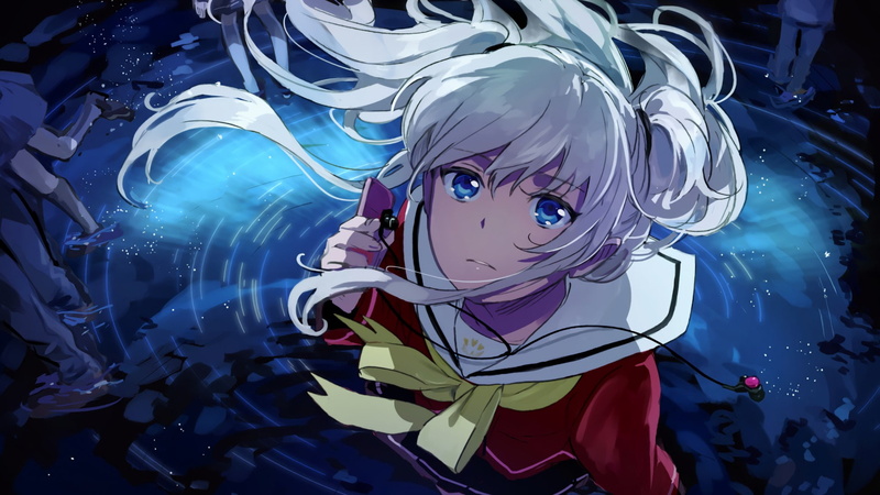 blue, lifestyles, real people, indoors, young adult, close-up, artwork, School Uniform, anime, Tomori Nao, representation, standing, blue eyes, side view